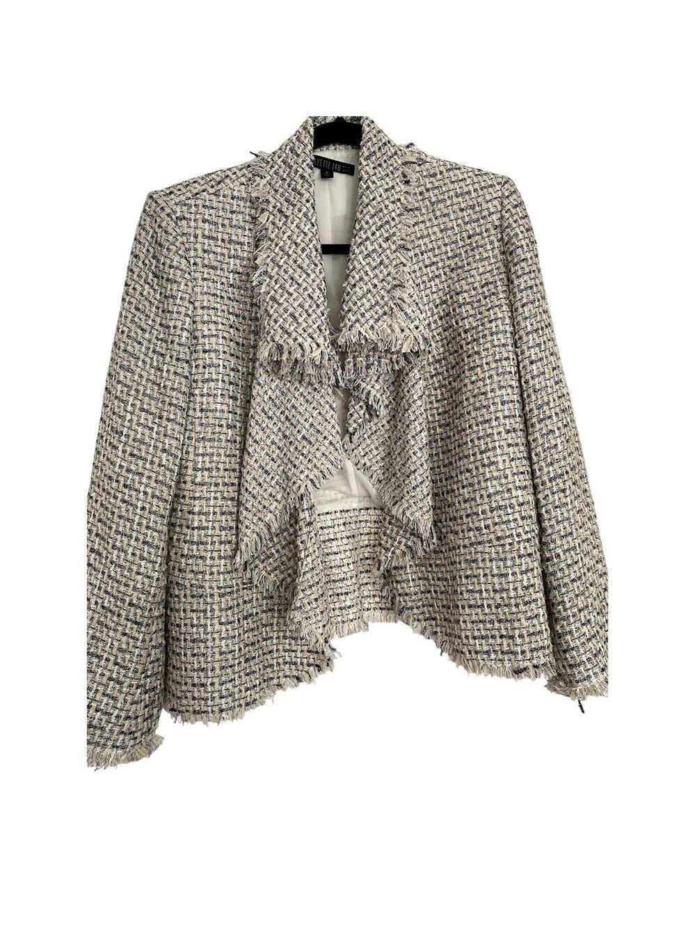 Lafayette 148 New York Tweed Pattern Blazer - Size 12 (EUC)